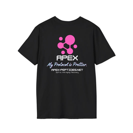 Apex Peptides Logo T-Shirt — My Protocol is Prettier Design